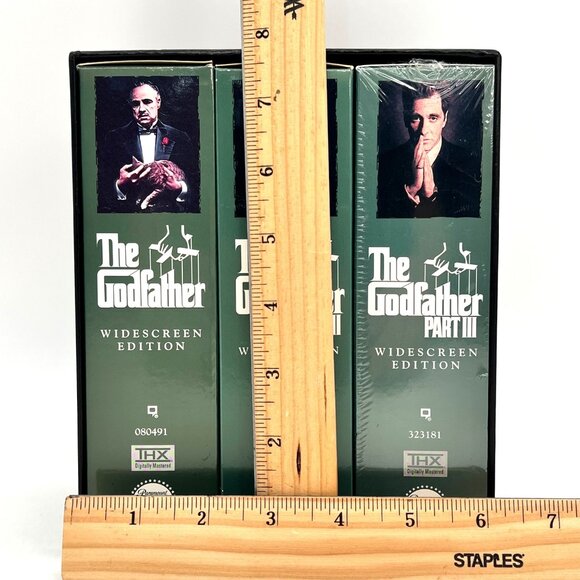 The Godfather Trilogy Widescreen VHS Collection Paramount Dolby Surround 1997 - Picture 13 of 15